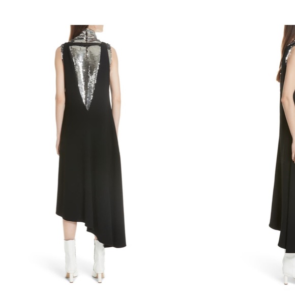 tibi triacetate draped top